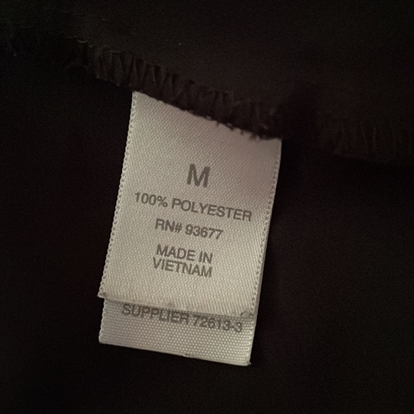 Bisou Bisou black dress tank blouse size M - Picture 4 of 4